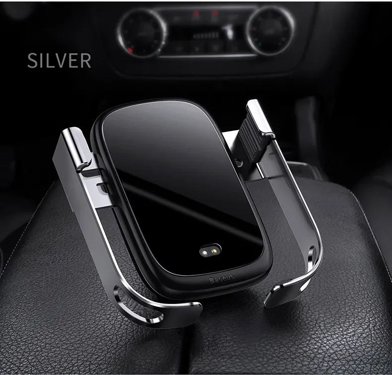 Intelligent Infrared Sensing Of Gravity Bracket Of Rock Mobile Phone Support Air Outlet Wireless Charging Vehicle