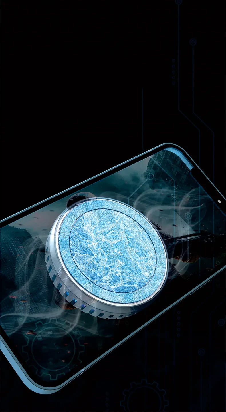 Tablet Computer Magnetic Semiconductor Radiator Black Shark Pro2 Ice-Sealed Fever Cooling Artifact Hot Live Iqoo Millet Oppo Huawei Special Fan Back Clip