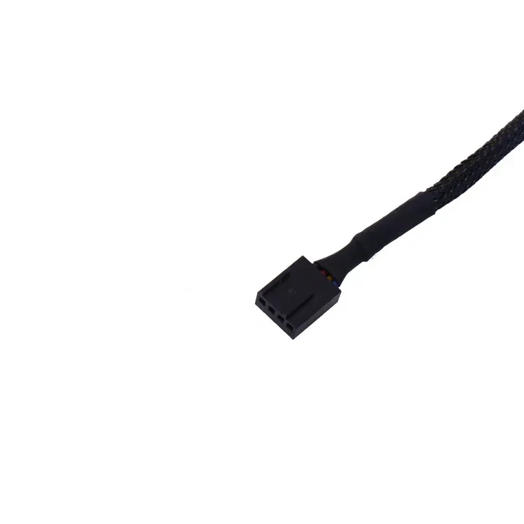 Chassis Fan Four-pin Extension Cable Radiator Lengthened CPU Fan PWM Temperature Control Extension