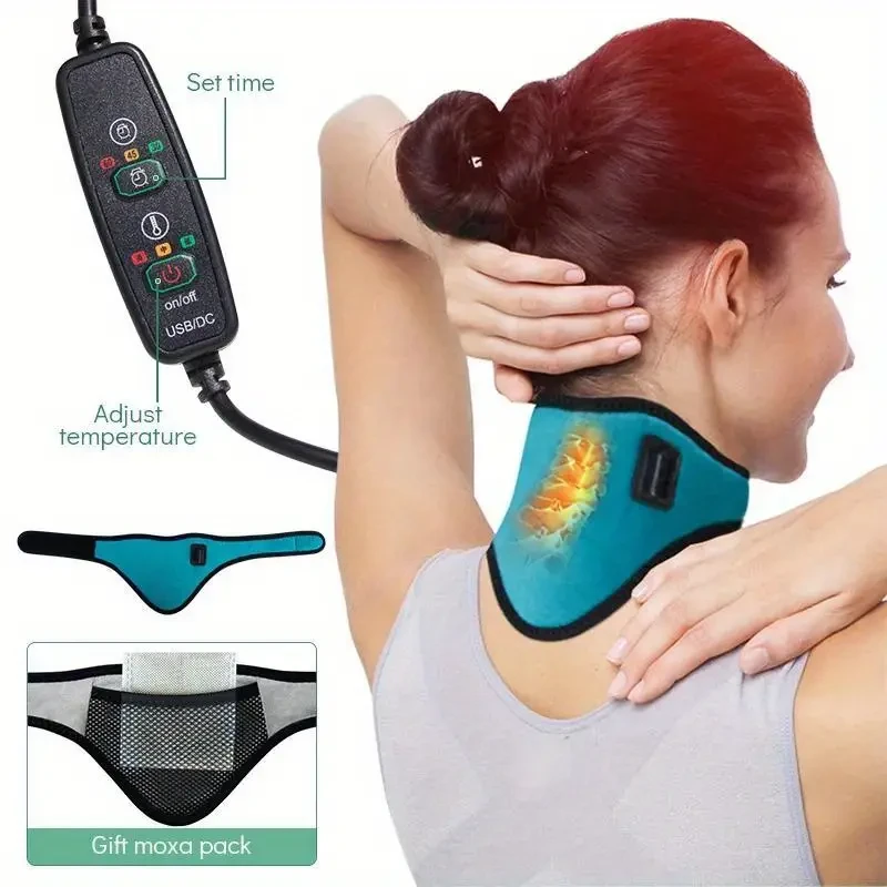 XceeFit Electric Heating Neck Brace for Cervical & Posture Support