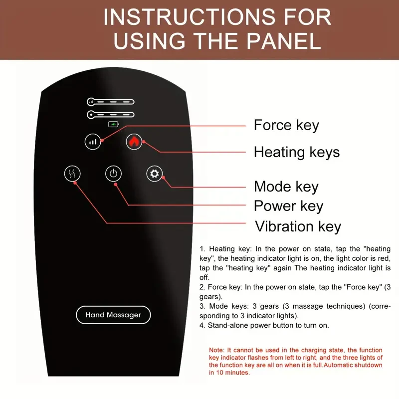AISZG Hand Massager with Compression & Heating