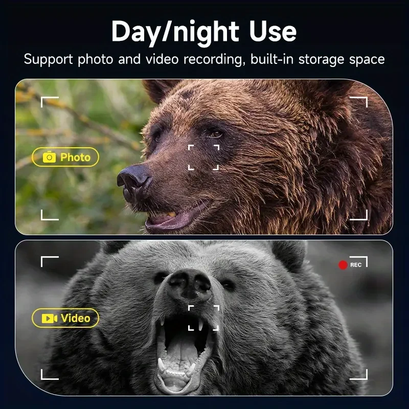 INSKAM 4K HD Night Vision Binoculars with 7.62cm Display