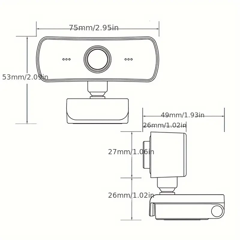YOUMECAM 2K Full HD Webcam with Macro Lens