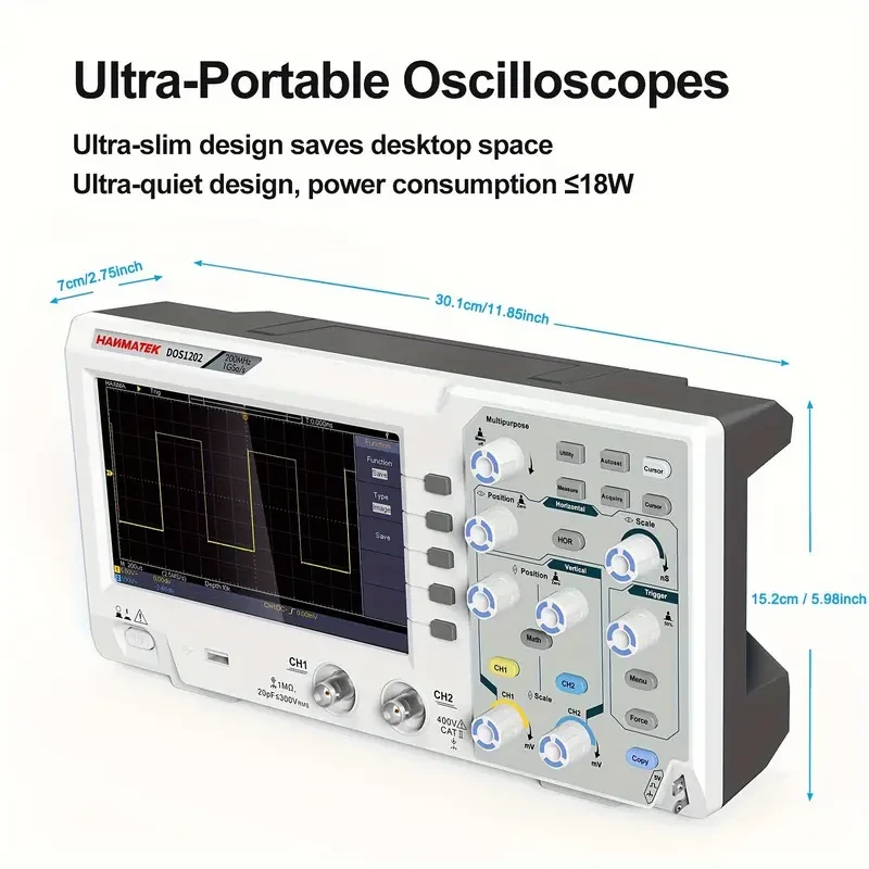 HANMATEK DOS1202 Digital Oscilloscope