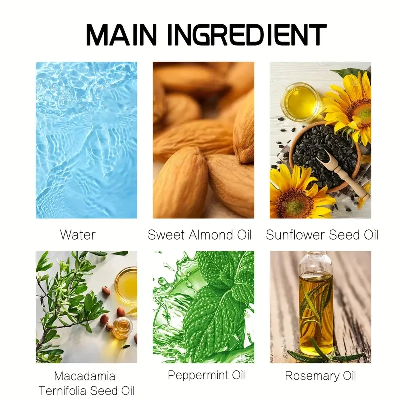 Rosemary Hair Mask Deeply Smooths Dry, Frizzy And Fluffy Hair Care 100ml