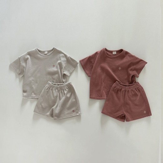 Children Suit Summer Two-piece Set