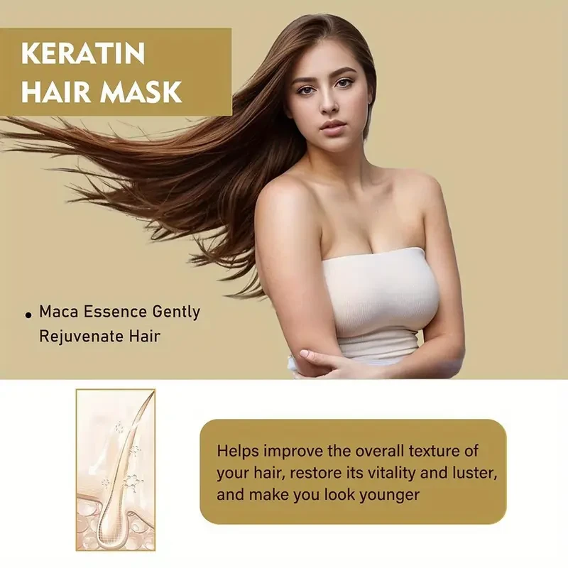 2-Pack GZE Collagen Keratin Hair Mask