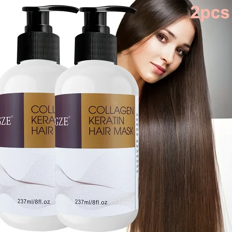 2-Pack GZE Collagen Keratin Hair Mask