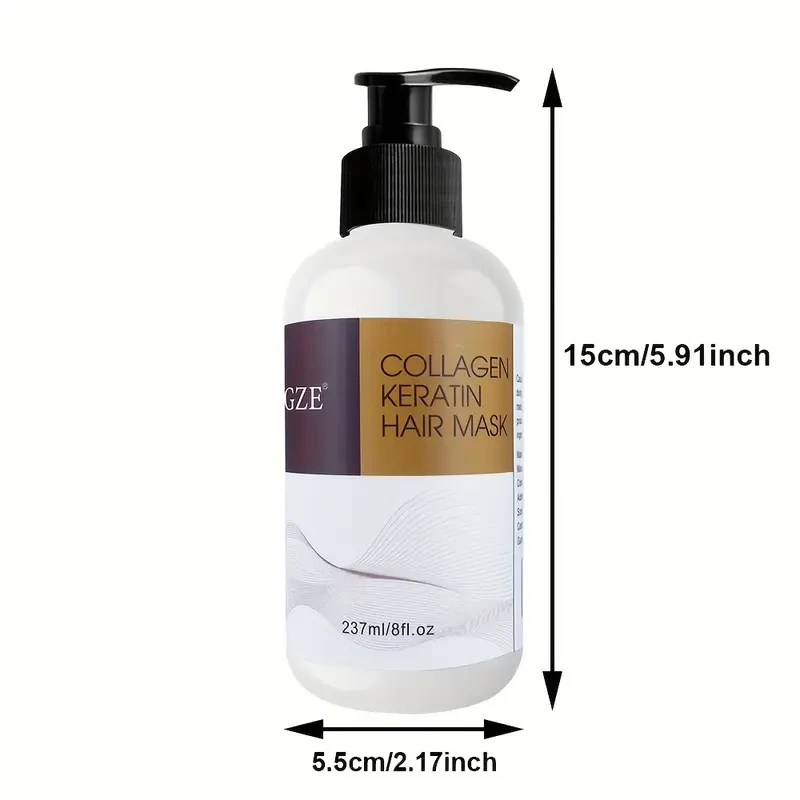 2-Pack GZE Collagen Keratin Hair Mask