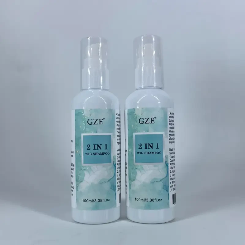 2-Pack 100ml Synthetic 2 IN 1 Wig Shampoo