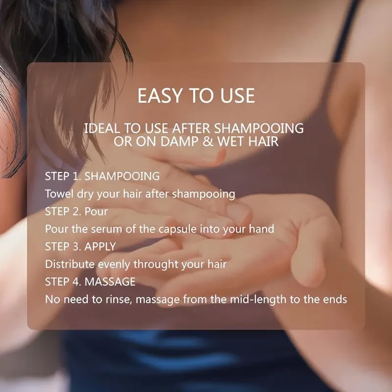 GZE ROSEMARY MINT HAIR VITAMIN SERUM for Hair Strenghtening with Jojoba Oil & Castor Oil