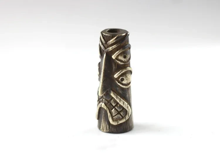 Cartoon Brass Four Eyed Bird DIY Ornament Pendant