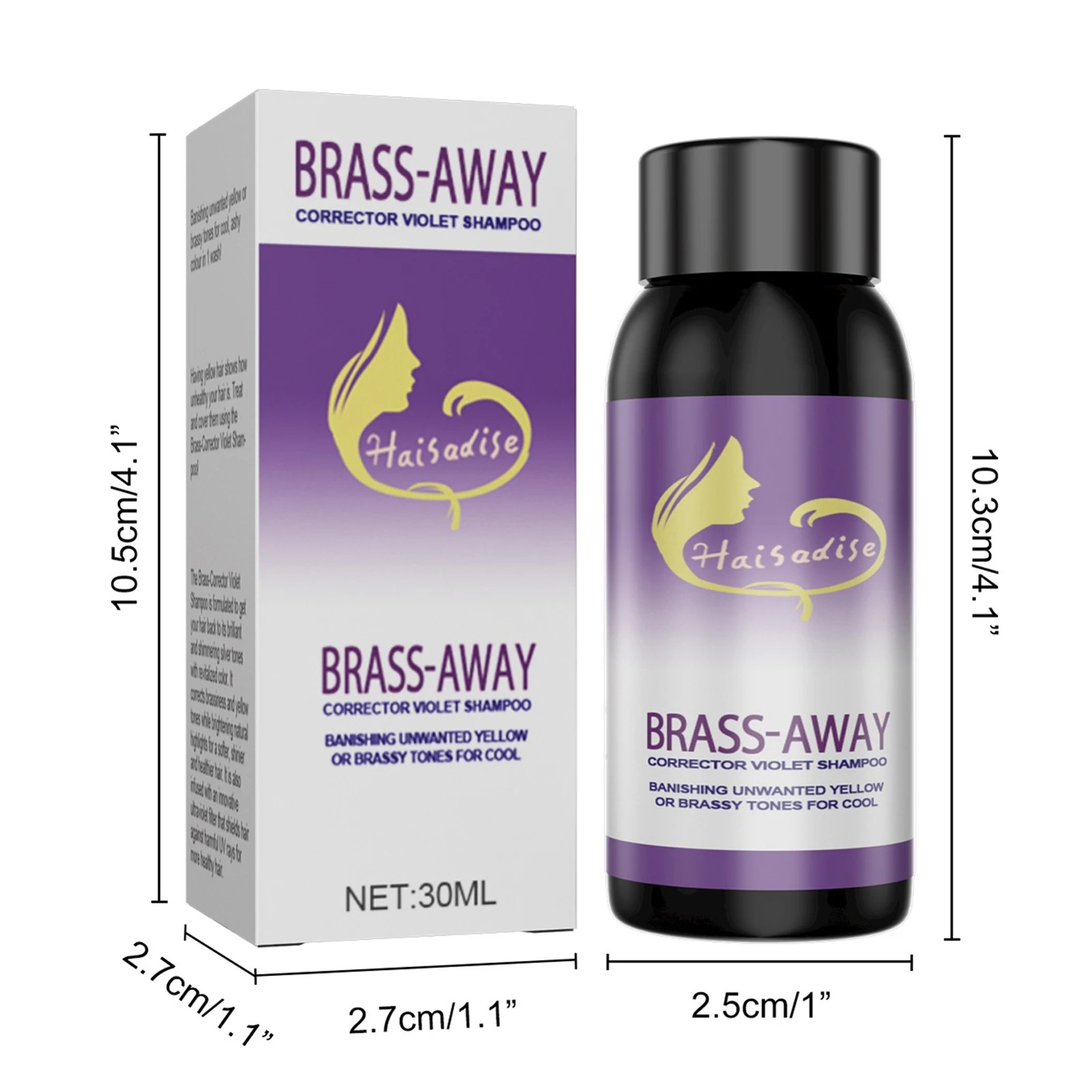 Color Fixing Shampoo for Fading Yellow  After Bleaching Care and Grey Hair Color Lock