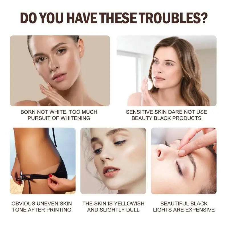 50g Tanning Accelerator Cream  Intensive Brown Tanning Gel, Self-Tanning Lotion