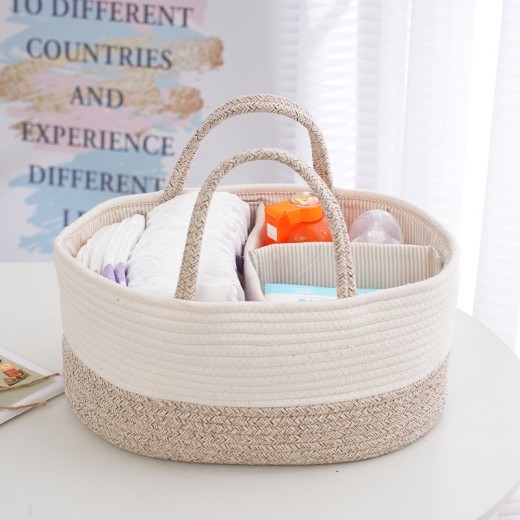 Baby Supplies Portable Compartment Storage Basket