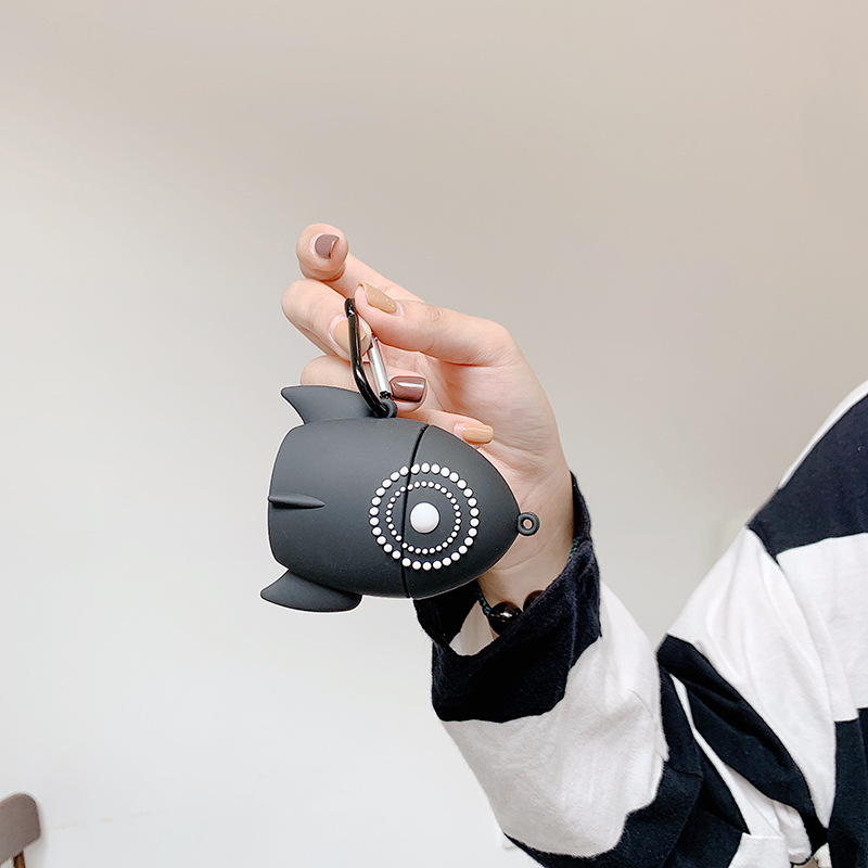 Compatible with Apple, Pink rocket airpods2 protective cover