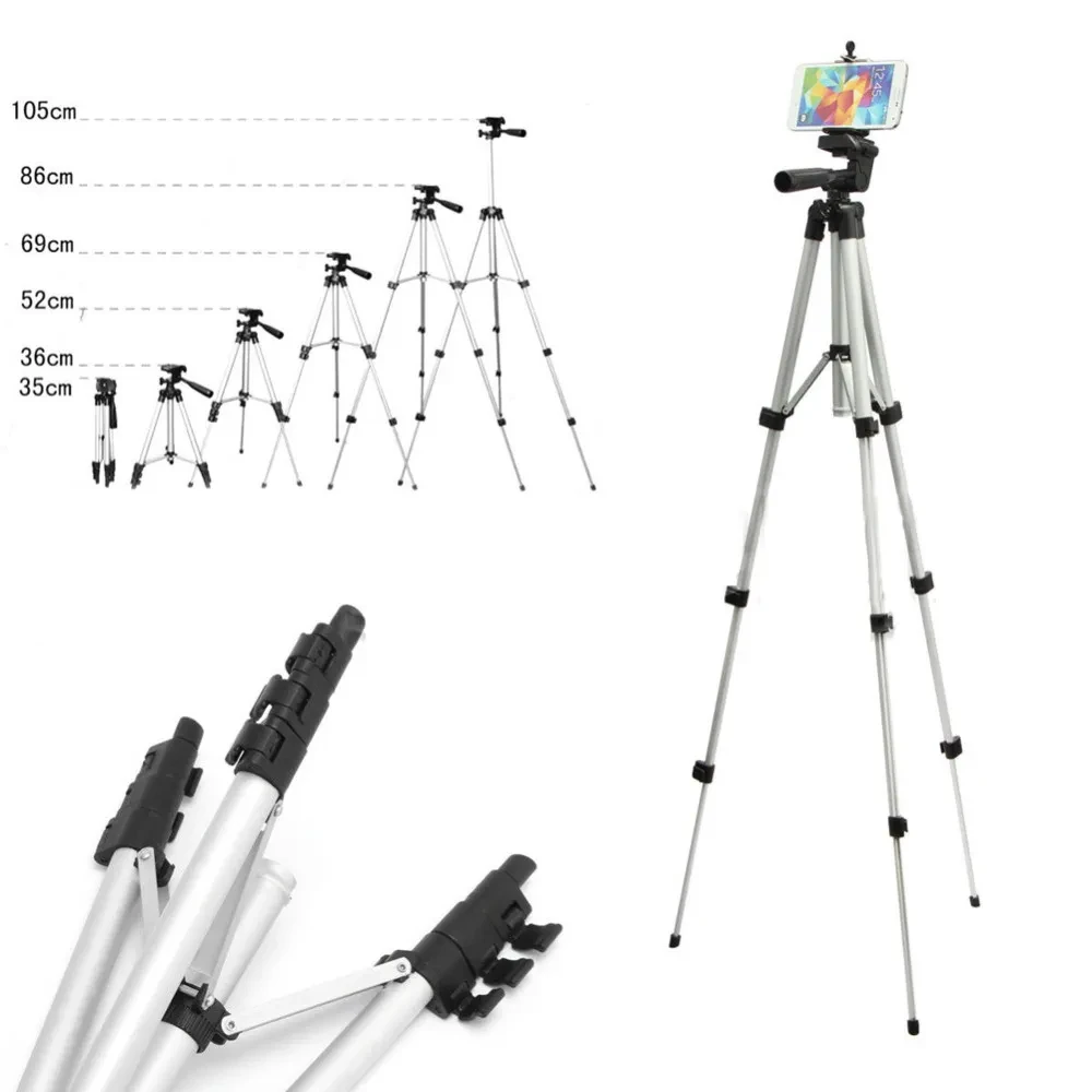 Compatible with Apple, Compatible with Apple , Mobile Phone Universal Self Timer Adapter Clip Live Tripod Mobile Phone Clip Camera Tripod Set
