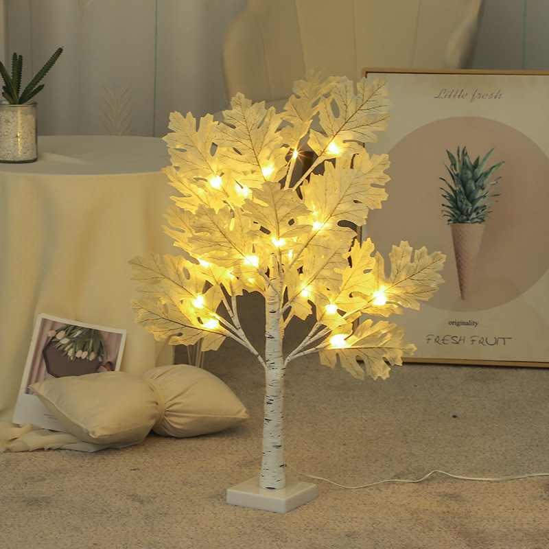LED Maple Leaf Birch Tree Light Room