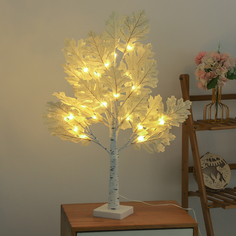 LED Maple Leaf Birch Tree Light Room