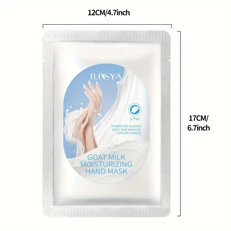 3 pairs, ILISYA goat milk moisturizing hand film