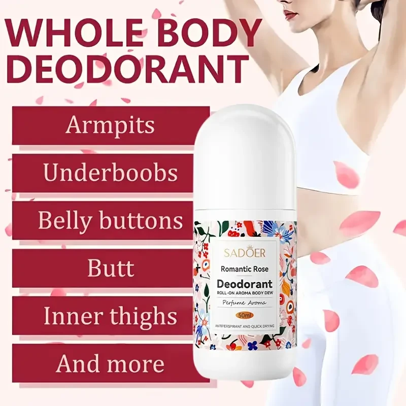 2pcs AODEOCARE Romantic Rose Deodorant Balm