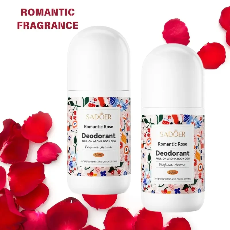2pcs AODEOCARE Romantic Rose Deodorant Balm