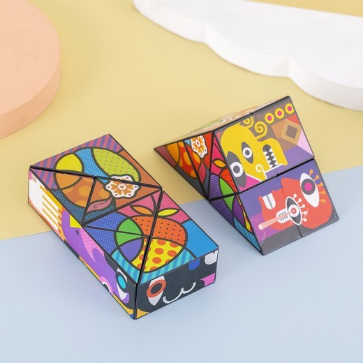 Geometric Variety Infinite Cube Spatial Thinking Puzzle Decompression Toy