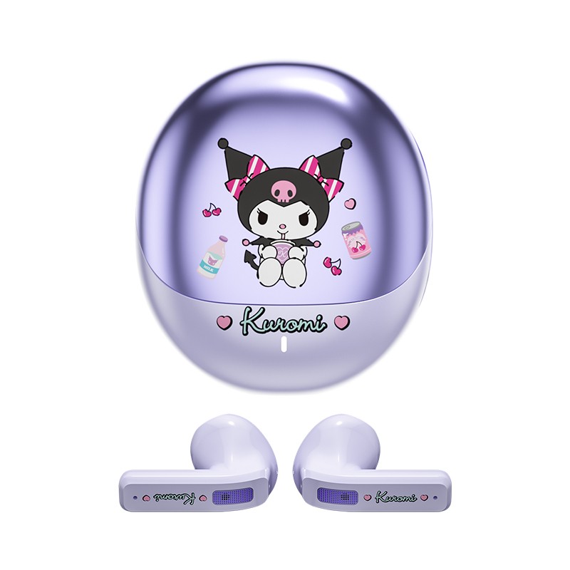 Miniso Sanrio BL02 Wireless Bluetooth 5.4 Earphones  Touch Control HD Call Earbuds with LED, Long Endurance Music Headphones, Cute Design