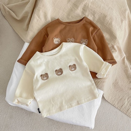 Babies' Long-sleeved T-shirt Bottoming Shirt Children's Autumn Models Baby Clothes Cartoon Top