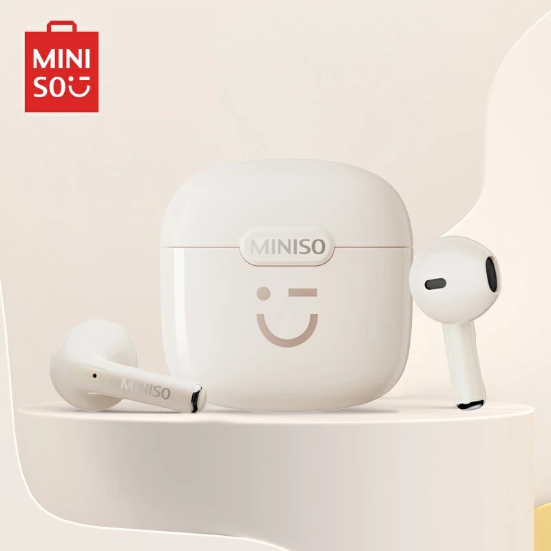 Original MINISO M06 Wireless Bluetooth V5.3 Headset  Stereo Gaming Sports Earphones, Noise Reduction Headphones with Mic