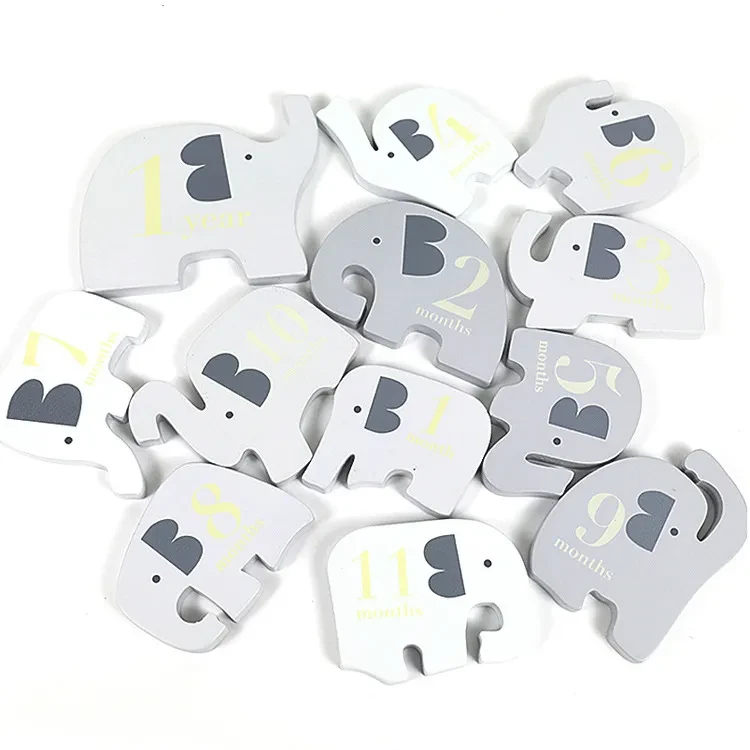 Three-dimensional digital elephant puzzle toy