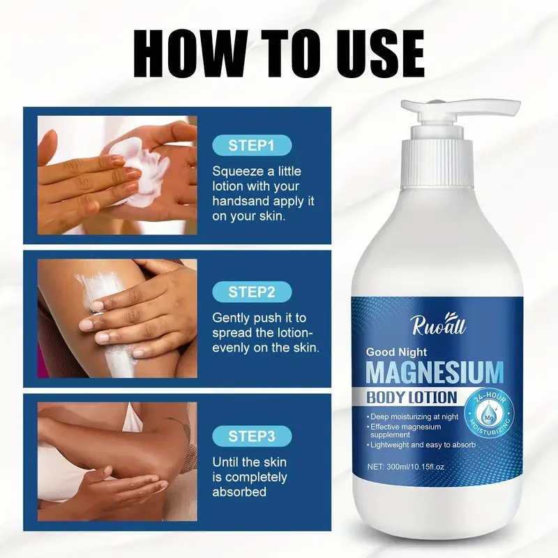RUOALL 300ml Goodnight Magnesium Body Lotion