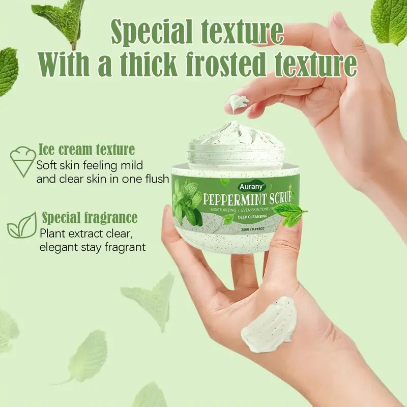 Peppermint Body Scrub Cream