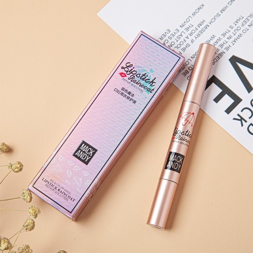 Lipstick raincoat repair fluid