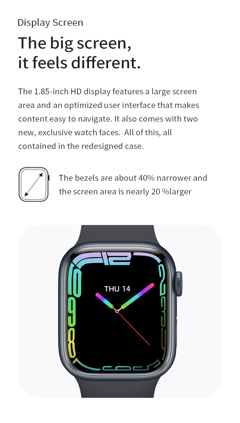 Smart Watch Bluetooth Calling NFC Wireless Charger