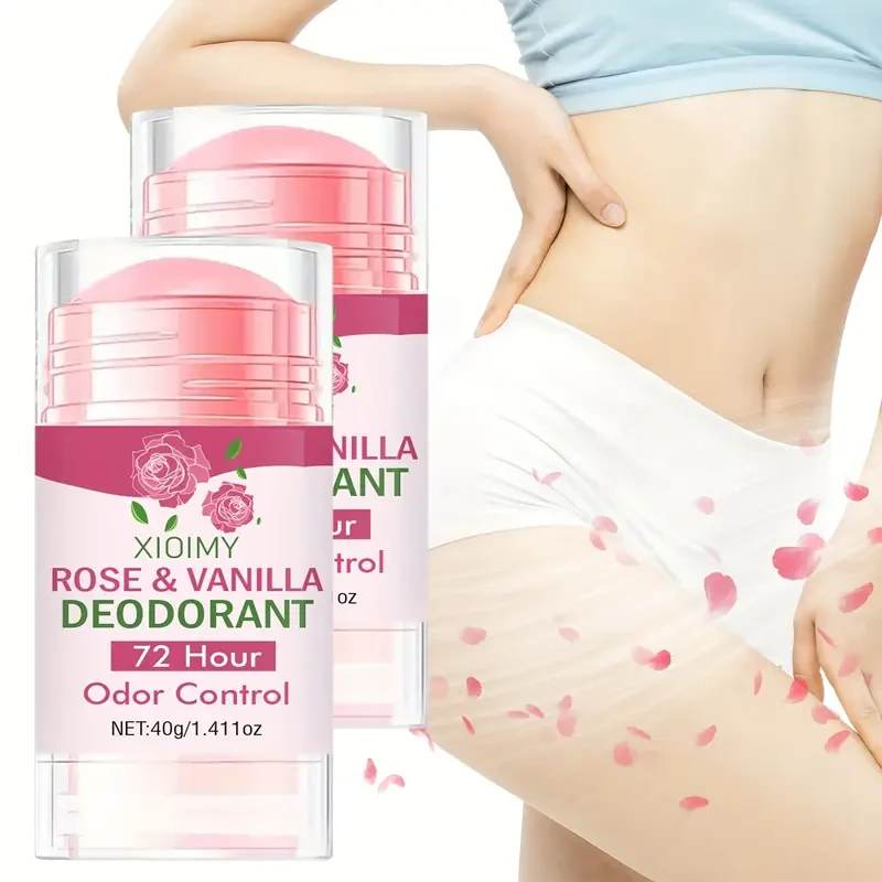 2pcs XIOIMY Rose & Vanilla Deodorant Stick