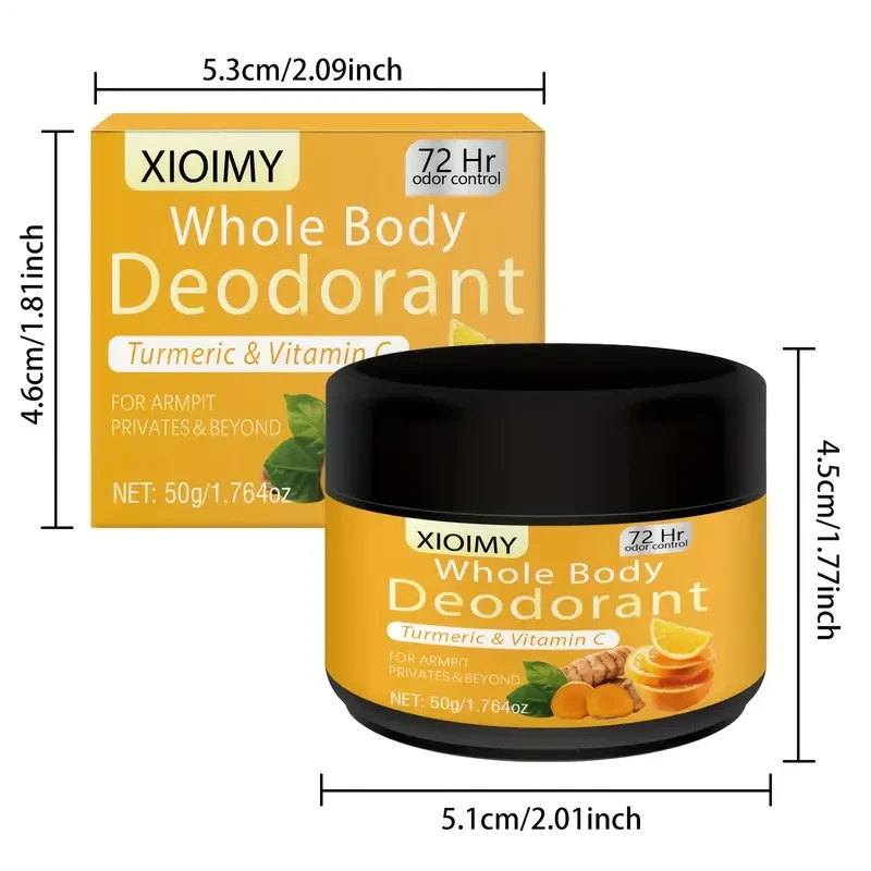 50g XIOIMY Turmeric Vitamin C Deodorant Cream