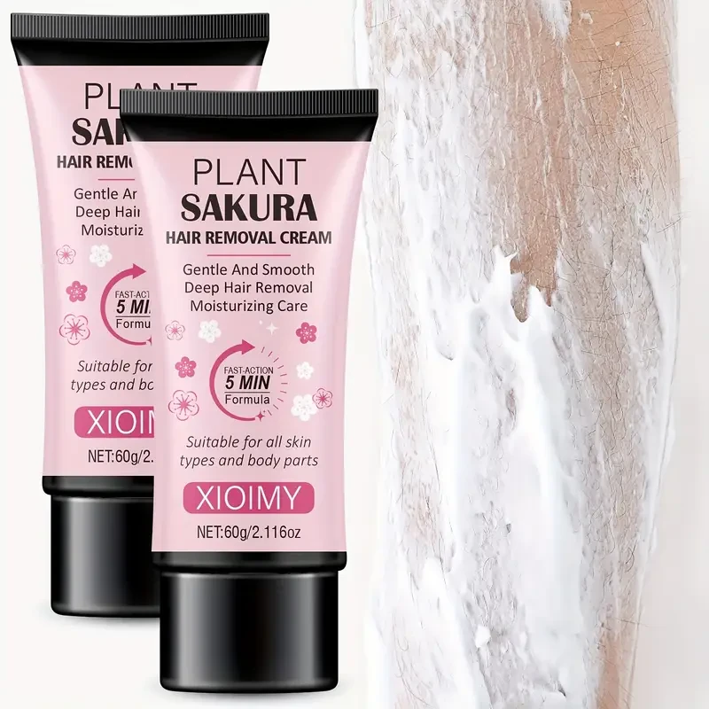 XIOIMY 60g Cherry Blossom Hair Removal Cream for Women