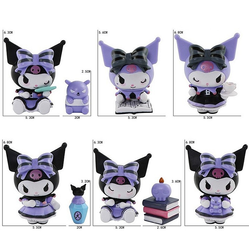 MINISO Mystery Box Kuromi Magic Series Doll Collection  Kawaii Halloween Birthday Gift, Desk Decoration, Blind Anime Figure
