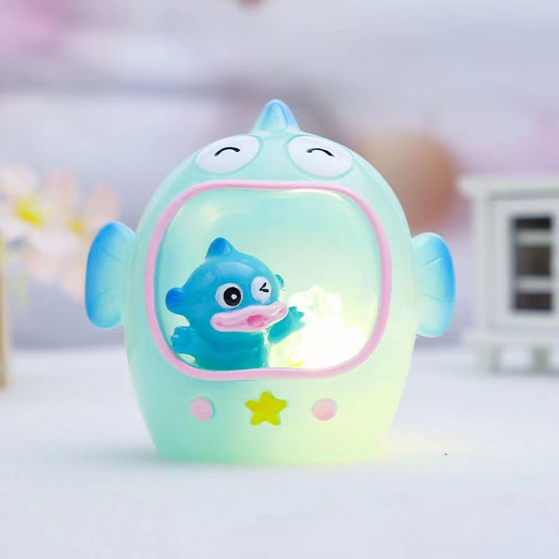 Original MINISO Kuromi Melody Cartoon Anime Moon Night Light  Blind Box Decor Ornaments Toys, Cute Girls Gift, Kids Birthday Gifts