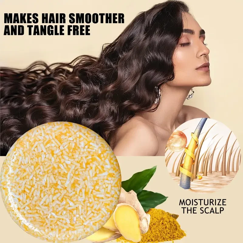 Xioimy 60g Ginger Shampoo Bar