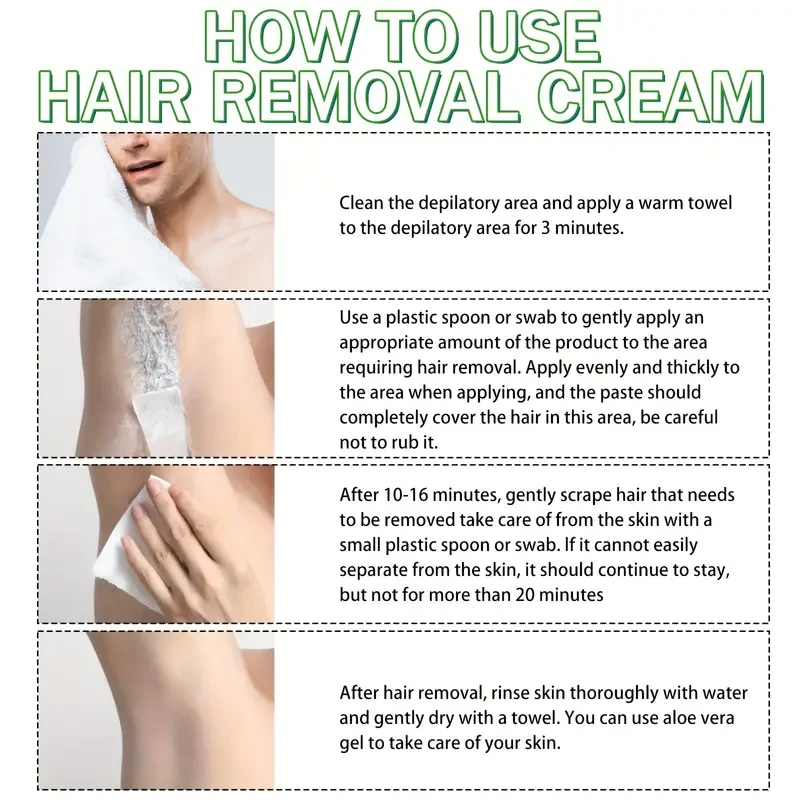 2pcs XIOIMY Aloe Vera Hair Removal Cream