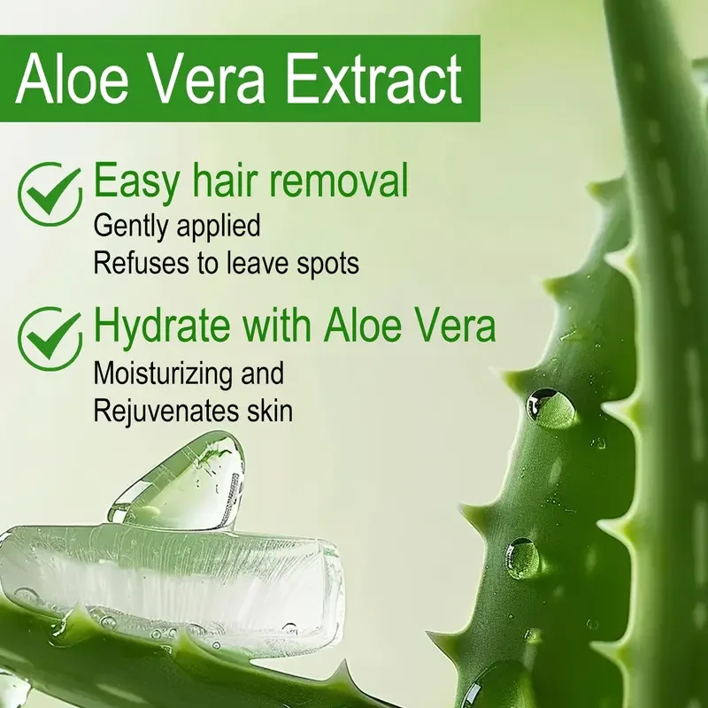 2pcs XIOIMY Aloe Vera Hair Removal Cream