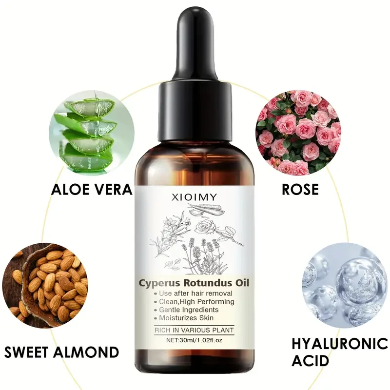 XIOIMY 30ml Body Hair Removal & Shaving Care Oil with Hyaluronic Acid