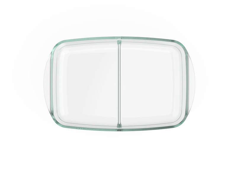 Divided Glass Bakeware 8x12" 2.6L - Pyrex