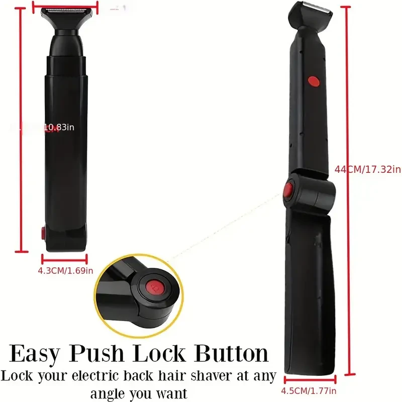 GZHJGOS Men'S Back Shaver