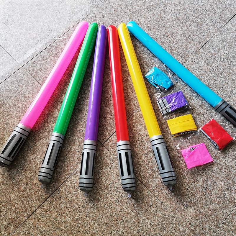 New Kids Inflatable Lightsaber Laser Sword Toy - 100cm PVC Inflatable Stick for Children