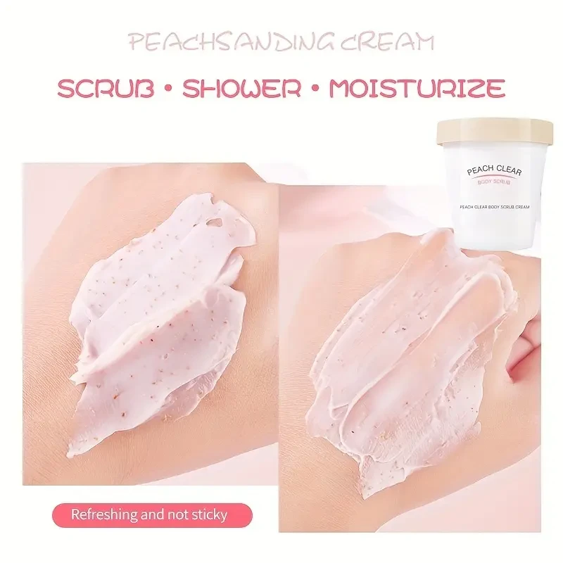 Peach Scrub to Remove Dead Skin Body