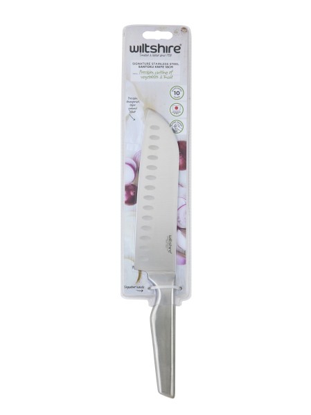 Signature Stainless Steel Santoku 18cm  - Wiltshire