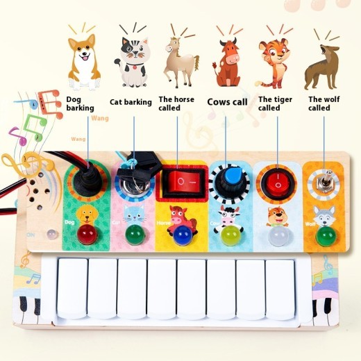 Wooden Children's Electronic Music Box